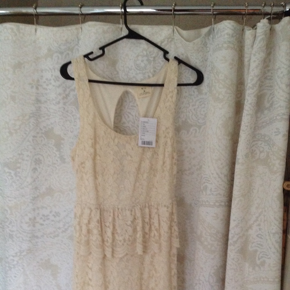 Urban outfitters white lace dress